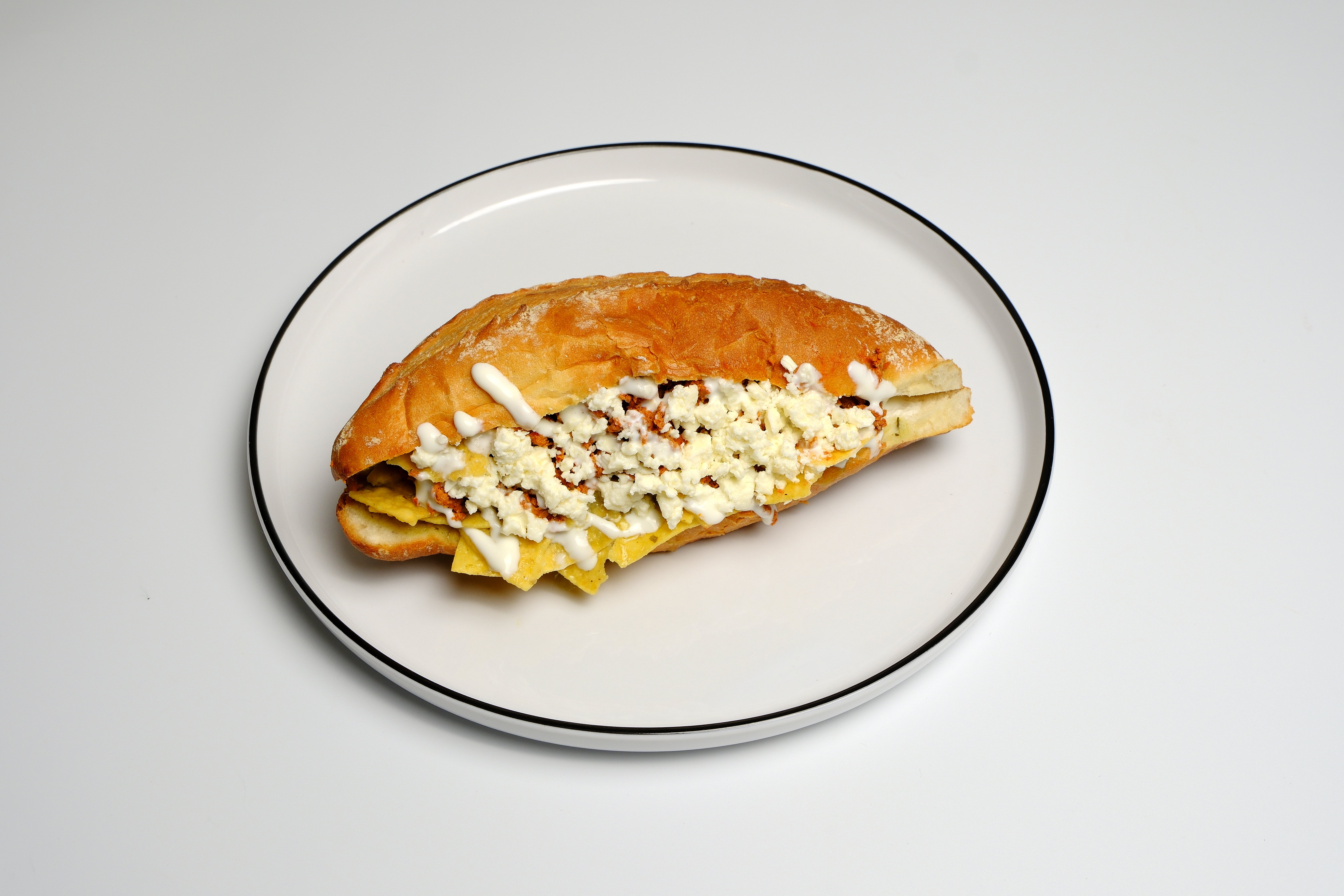 Torta de Chilaquiles